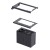 Obudowa Jonsplus MATX Uchwyt Case Z20 - czarny