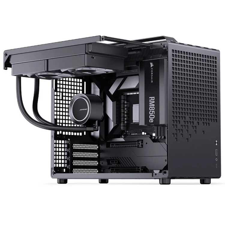 Obudowa Jonsplus MATX Uchwyt Case Z20 - czarny