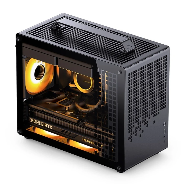 Obudowa Jonsplus MATX Uchwyt Case Z20 - czarny