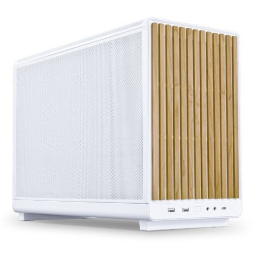 Obudowa Lian Li A3-mATX Micro Tower Biały, Drewno