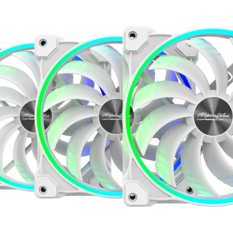 Alpenföhn Wing Boost 3 ARGB 140mm High Speed - wentylator biały, 3 szt.