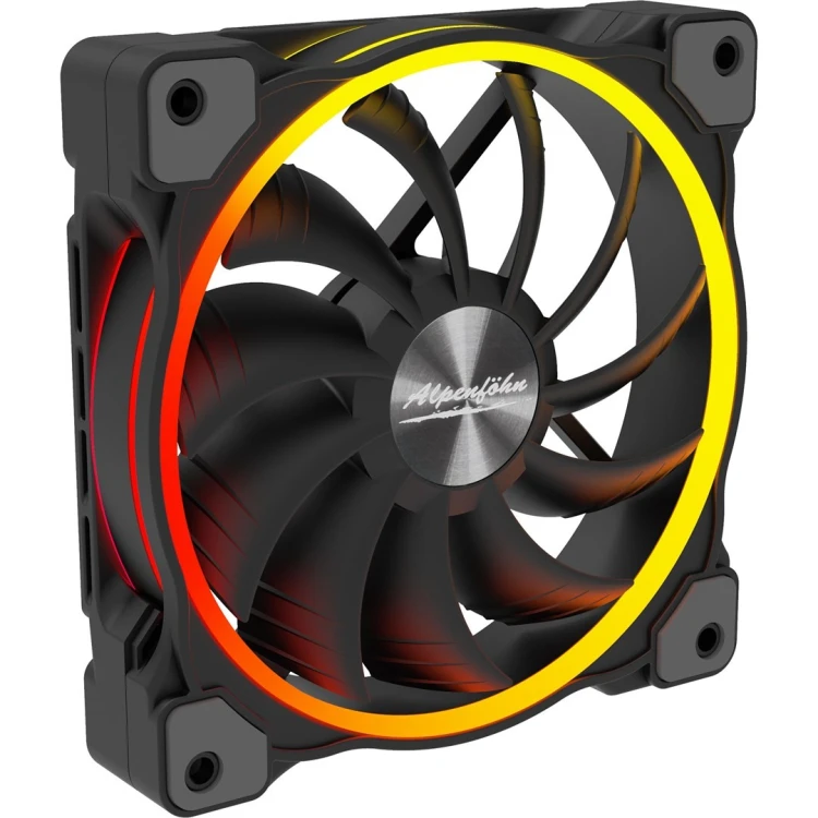 Alpenföhn Wing Boost 3 Obudowa komputera, Procesor Wentylator 12 cm Czarny 3 szt.