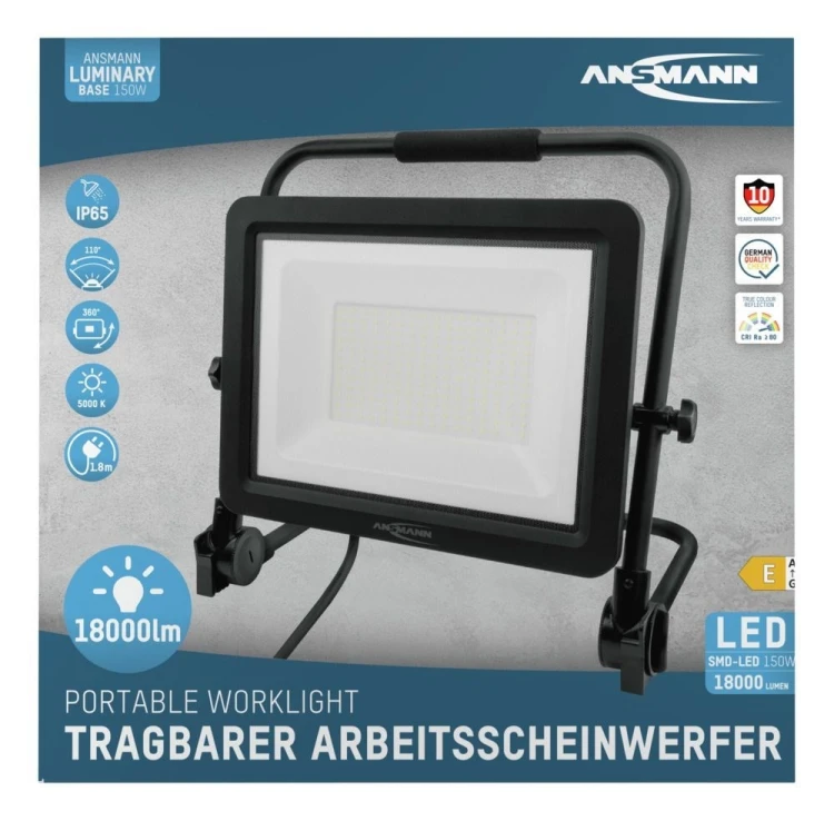 lampa przemysłowa Ansmann FL150W-AC Daylight white 16000 lm