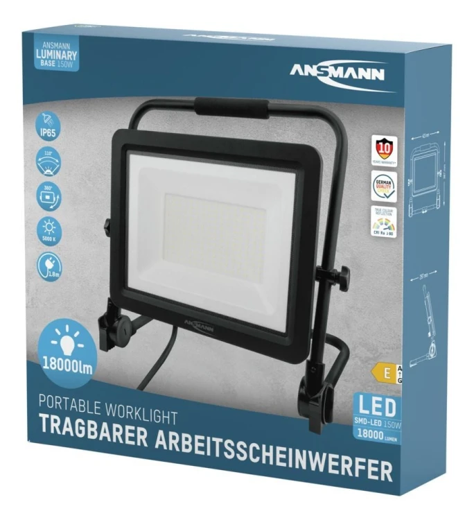 lampa przemysłowa Ansmann FL150W-AC Daylight white 16000 lm