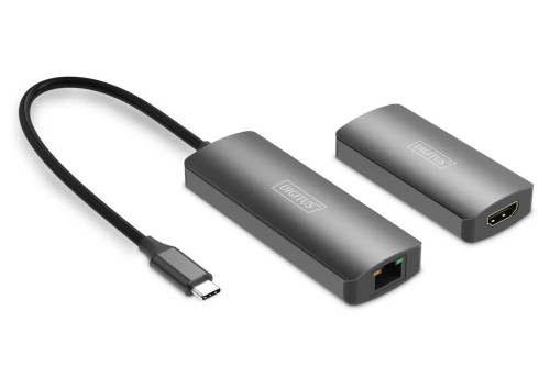 Digitus Extender wideo 4K (USB-C – HDMI), 30 m