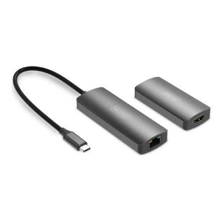 Digitus Extender wideo 4K (USB-C – HDMI), 30 m