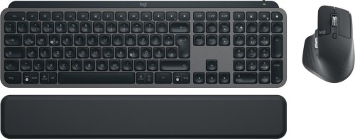 Zestaw bezprzewodowej klawiatury i myszki MX Keys S - grafitowy, wersja niemiecka