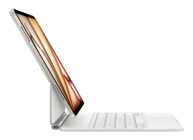 Apple Magic Keyboard iPad Air 13 M3 weiß deutsch - Klawiatura