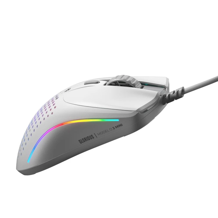 Myszka Glorious Model O 2 Mini Gaming Maus, RGB - biała