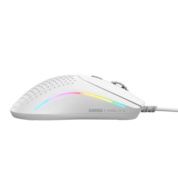 Myszka Glorious Model O 2 Mini Gaming Maus, RGB - biała