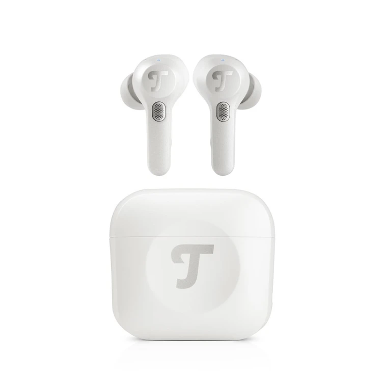 Teufel AIRY TWS Pro True-Wireless Słuchawki douszne Bluetooth srebrno-białe - Słuchawki - 20 KHz