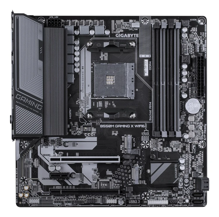 Płyta główna Gigabyte B550M GAMING X WIFI6 (B550,AM4,mATX,DDR4)