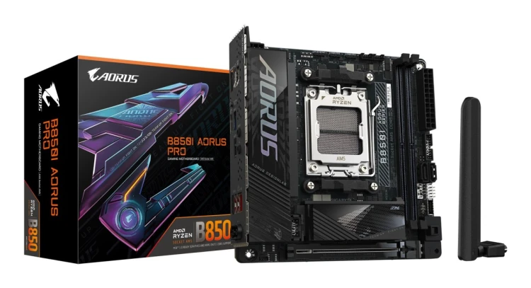 GIGABYTE B850I AORUS PRO płyta główna AMD B850 Gniazdo AM5 mini ITX