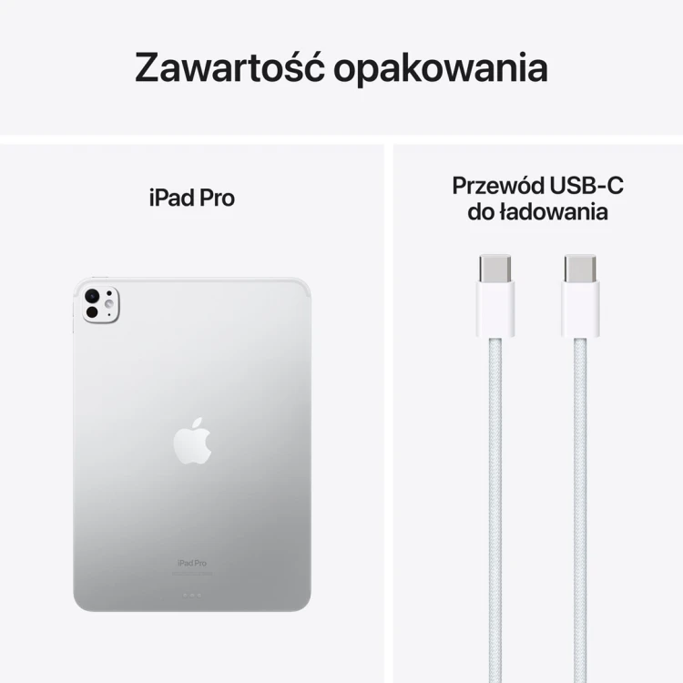 Apple iPad Pro Apple M 2 TB 27,9 cm (11") 16 GB Wi-Fi 6E (802.11ax) iPadOS 17 Srebrny
