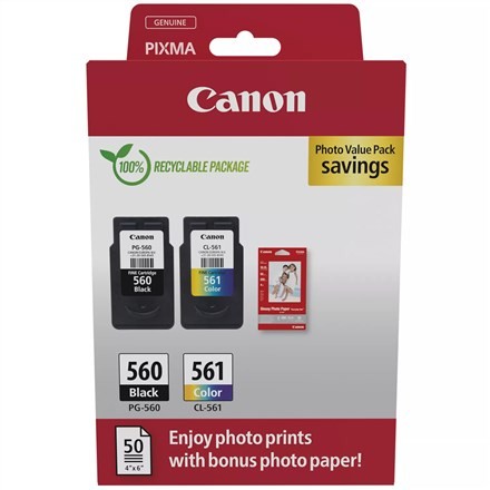 Zestaw tuszy Canon PG-560/CL-561 3713C008