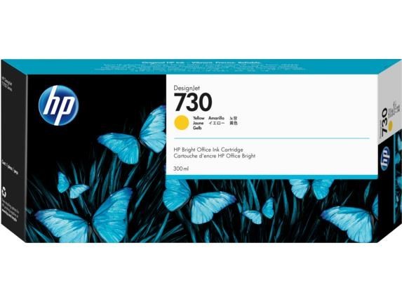 HP Wkład z atramentem żółtym DesignJet 730 o pojemności 300 ml