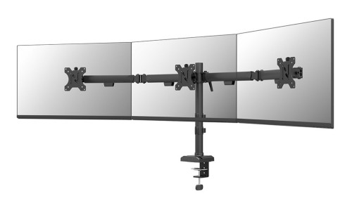Uchwyt biurkowy do 3 monitorów 10-27" NEOMOUNTS DS60-600BL3