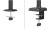 Uchwyt biurkowy do 3 monitorów 10-27" NEOMOUNTS DS60-600BL3