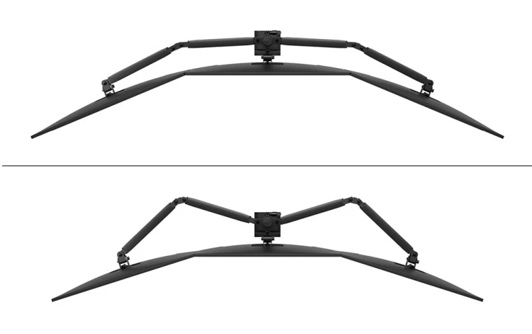 Uchwyt biurkowy do 3 monitorów 10-27" NEOMOUNTS DS60-600BL3
