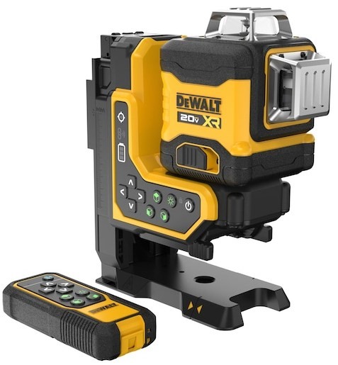 Poziomica laserowa akumulatorowa Dewalt DCLE34035B 18v xr 3x360 zielony laser sterowany pilotem
