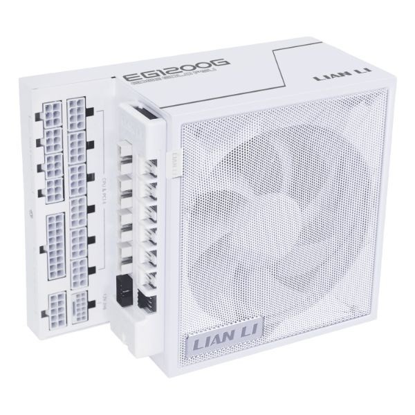 Lian Li EDGE GOLD 1200 80 PLUS Gold Netzteil, PCIe 5.1, ATX 3.1 - 1.200 Watt, weiß, inkl. USB-Hub