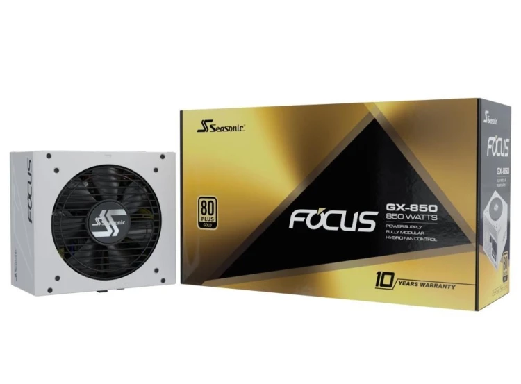 Seasonic Focus GX-850 moduł zasilaczy 1000 W 20+4 pin ATX ATX Biały