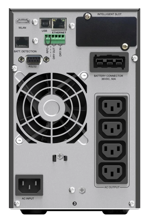 UPS POWER WALKER VFI 1000 ICT IOT PF1 ON-LINE 1/1 FAZY, 1000VA, USB/RS232, 4X IEC C13, C14EPO