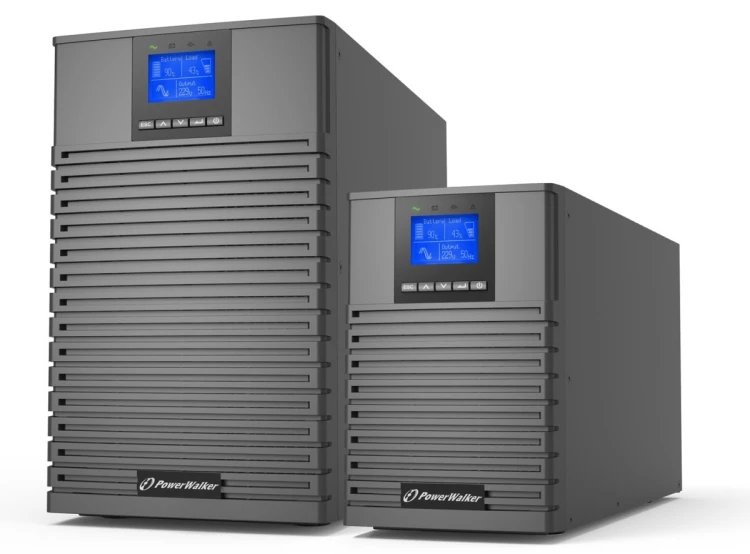 UPS POWER WALKER VFI 1000 ICT IOT PF1 ON-LINE 1/1 FAZY, 1000VA, USB/RS232, 4X IEC C13, C14EPO