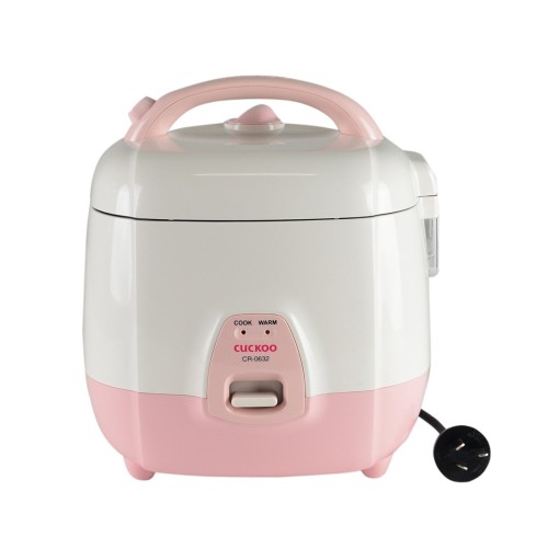 Kuchenka do ryżu z kukułką 1000ml biało-różowa CR-0632