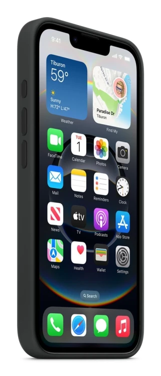 Silikonowe etui Apple iPhone 16e – czarne | Jabłko