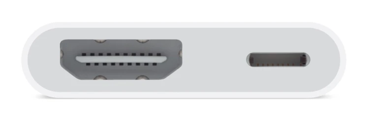 Przejściówka APPLE na cyfrowe AV ze złącza Lightning
