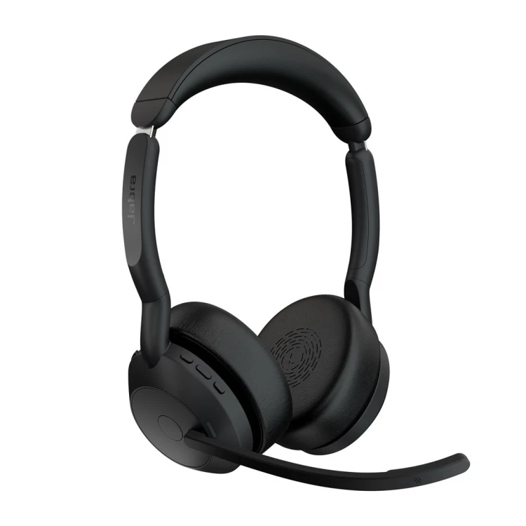 Jabra 25599-989-989 słuchawki/zestaw słuchawkowy Przewodowy i Bezprzewodowy Opaska na głowę Biuro/centrum telefoniczne Bluetooth Podstawka do ładowani