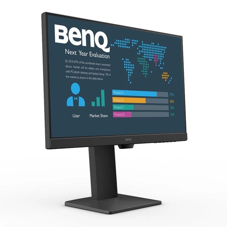 BenQ BL2486TC monitor komputerowy 60,5 cm (23.8") 1920 x 1080 px Full HD Czarny
