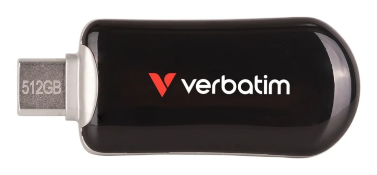 Pamięć flash USB-C STICK Verbatim Plectra Black 512 GB
