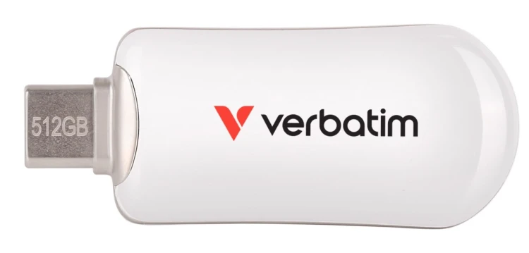 Pamięć flash USB-C STICK 512 GB Verbatim Plectra Biała