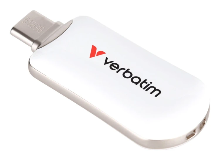 Pamięć flash USB-C STICK 512 GB Verbatim Plectra Biała