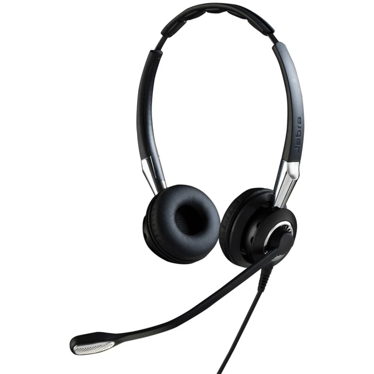 Zestaw słuchawkowy Jabra 2489-825-209 z opaską, Bluetooth, kolor czarny/srebrny, biurowy