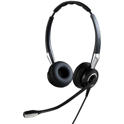 Zestaw słuchawkowy Jabra 2489-825-209 z opaską, Bluetooth, kolor czarny/srebrny, biurowy