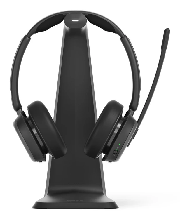 Zestaw słuchawkowy EPOS IMPACT 1061 ANC Bezprzewodowy Opaska na głowę Biuro/centrum telefoniczne Bluetooth Podstawka do ładowania Czarny