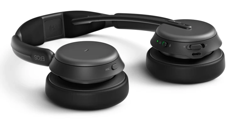 Zestaw słuchawkowy EPOS IMPACT 1061 ANC Bezprzewodowy Opaska na głowę Biuro/centrum telefoniczne Bluetooth Podstawka do ładowania Czarny
