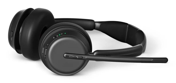 Zestaw słuchawkowy EPOS IMPACT 1061 ANC Bezprzewodowy Opaska na głowę Biuro/centrum telefoniczne Bluetooth Podstawka do ładowania Czarny