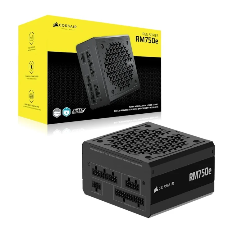 Corsair RM750e moduł zasilaczy 750 W 24-pin ATX ATX Czarny