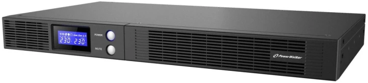 PowerWalker VI 1500 R1U Technologia line-interactive 1,5 kVA 900 W 4 x gniazdo sieciowe