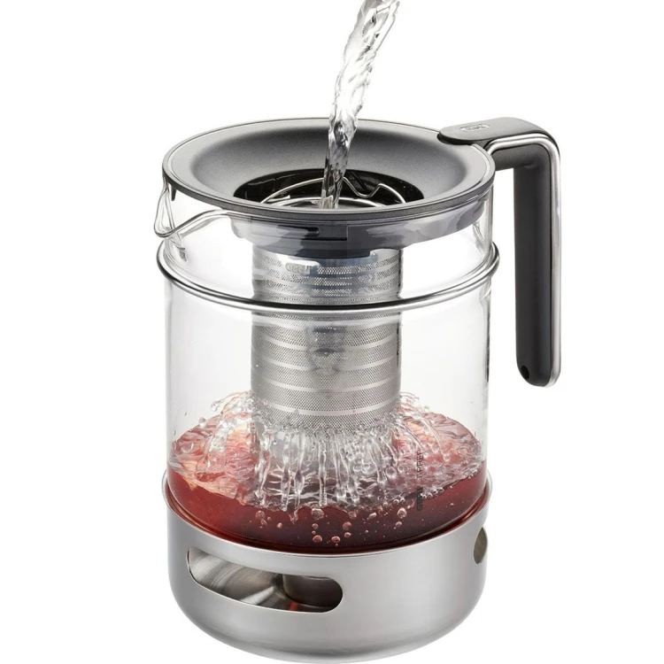 GEFU T-PREP Czajnik do herbaty z podgrzewaczem 1.5 ltr