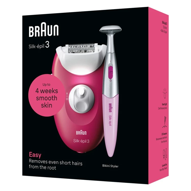 Braun Silk-épil 3 3-202 20 pęset(y) Jagoda