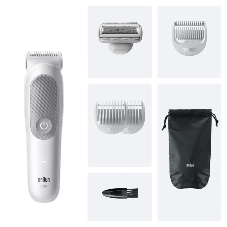 Braun Series 5 80789712 maszynka do włosów Jasny Szary