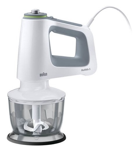 Mikser ręczny Braun MultiMix 5 HM5137WH 750W Szaro-Biały