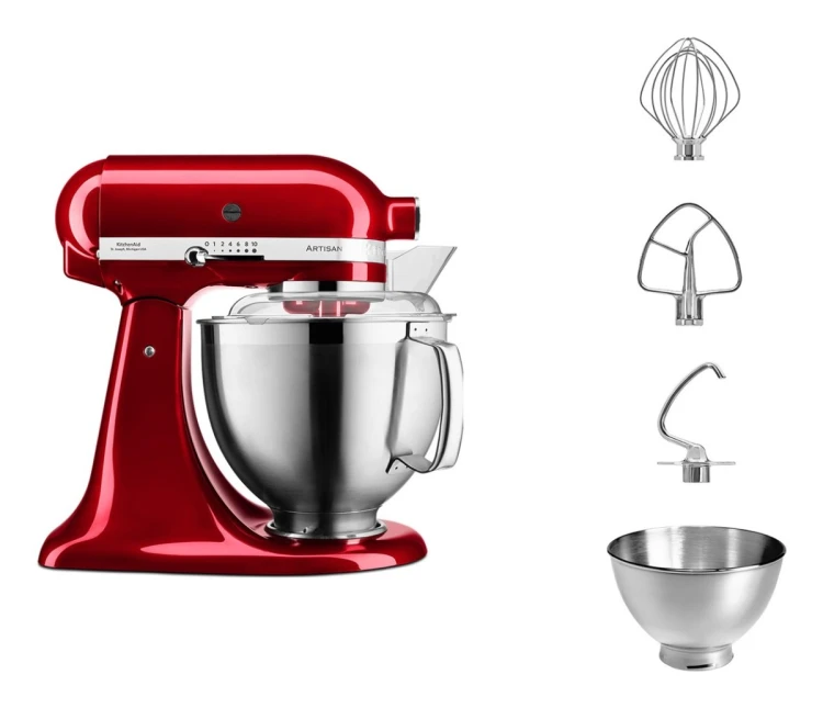 Maszyna do gotowania Kitchenaid 5KSM185PSECA 4.8l Love Apple Red