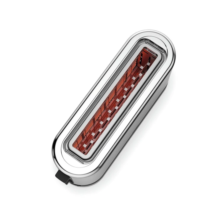 Toster WMF, 2 krążki, kolor srebrny, stal szlachetna, moc 900 W, napięcie wejściowe AC 220-240 V, częstotliwość 50/60 Hz, szerokość 366 mm, głębokość