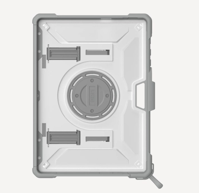 UAG Plasma - obudowa ochronna z podstawką i paskiem na ramię i dłoń do Microsoft Surface Go 1/2/3/4 G (wersja OEM) (white/gray)